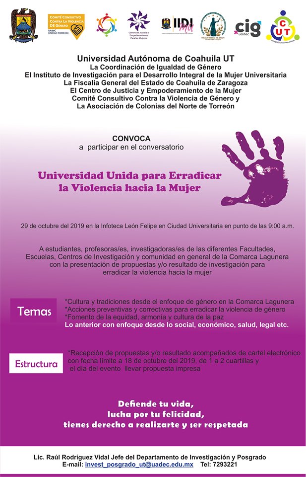 Conversatorio Universidad Unida para Erradicar la Violencia Hacia la Mujer 1