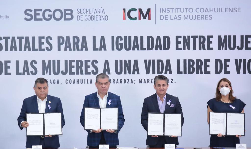 004 RATIFICA MARS SU CONVICCIÓN A FAVOR DE LA I GUALDAD Y LA NO VIOLENCIA CONTRA LAS MUJERES