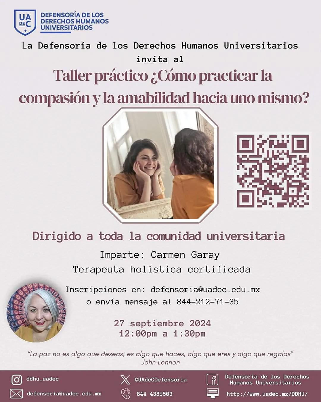 Taller sobre Compasión y Amabilidad