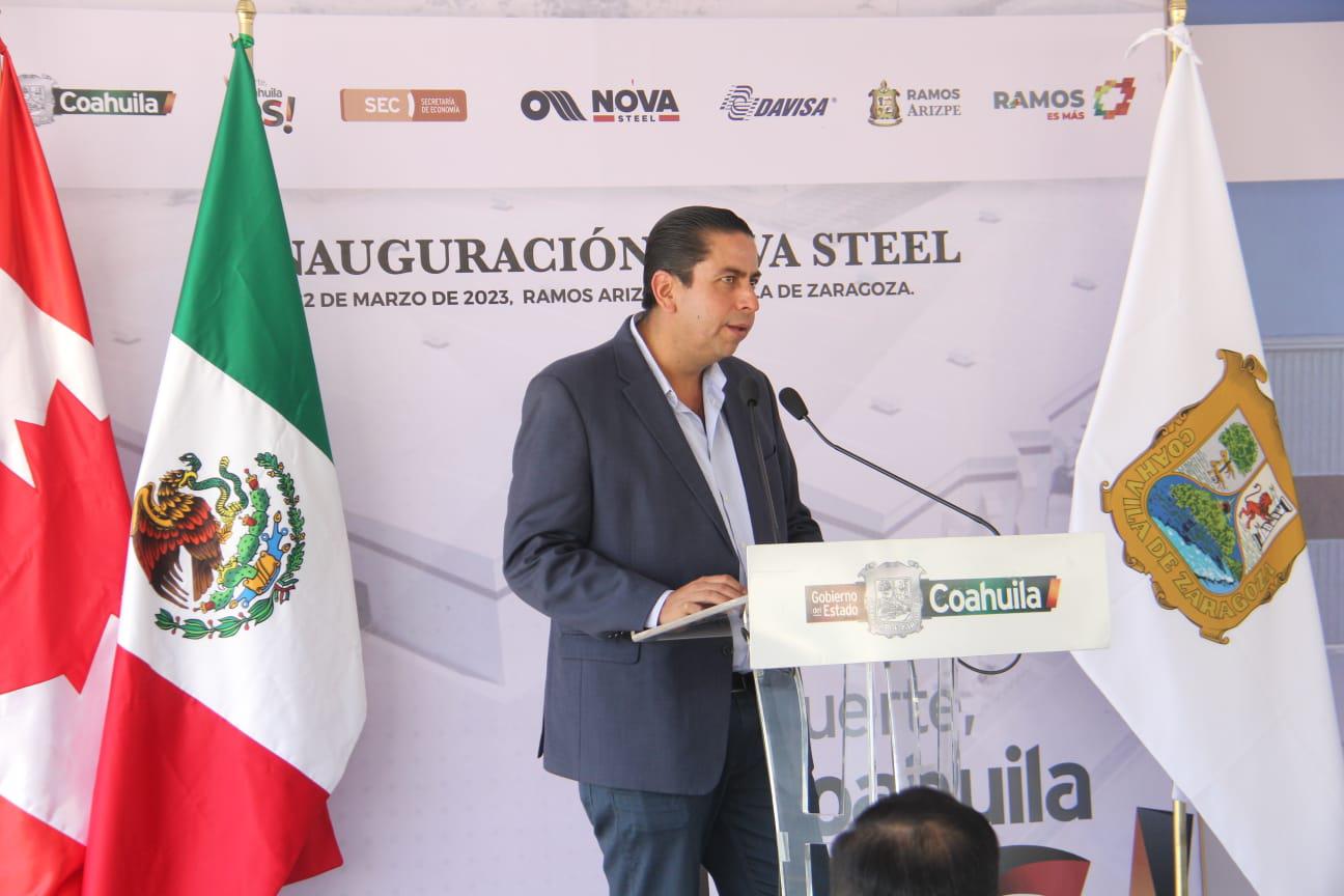 002 NOVA STEEL DE ME?XICO INAUGURA S U TERCERA PLANTA EN RAMOS ARIZPE
