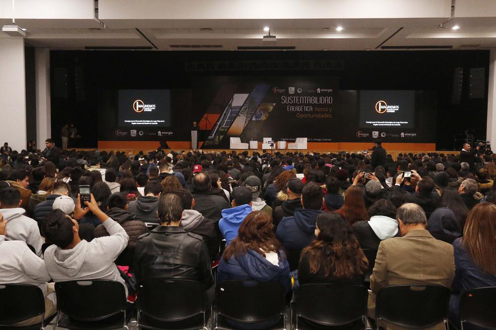 Conferencia sustentabilidad por Premio Nobel Mario Molina Pasquel 2