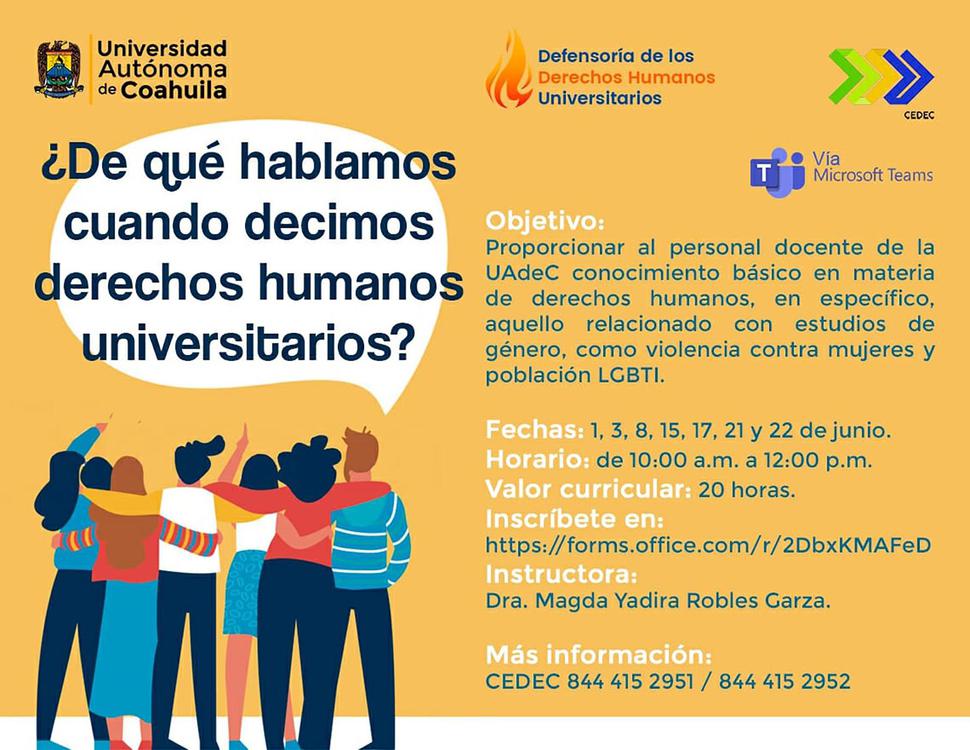 Ofrece UAdeC Talleres y Diplomados para Do centes, Alumnos y Público en General 5