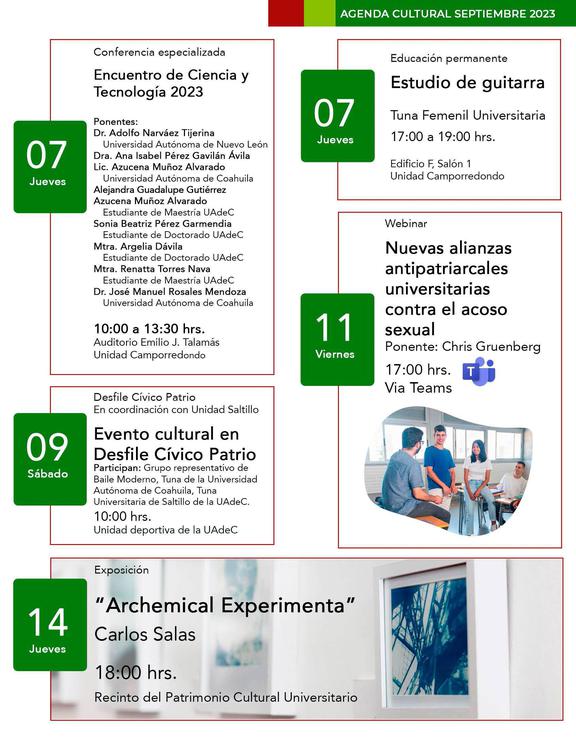 Agenda Cultural Septiembre 2023 5