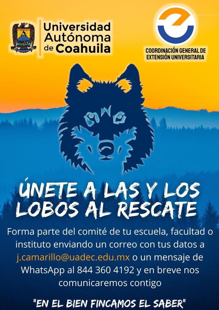 Unete a las y los Lobos al Rescate 1