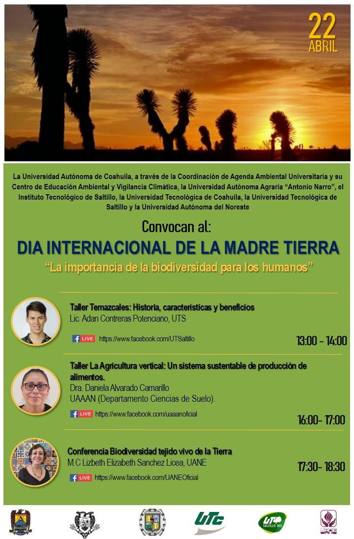 Conmemoraran en UAdeC el Dia Inter nacional de la Madre Tierra 1