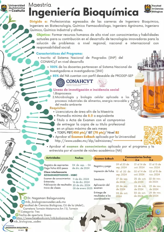 Maestría en Ingeniería Bioquímica 1