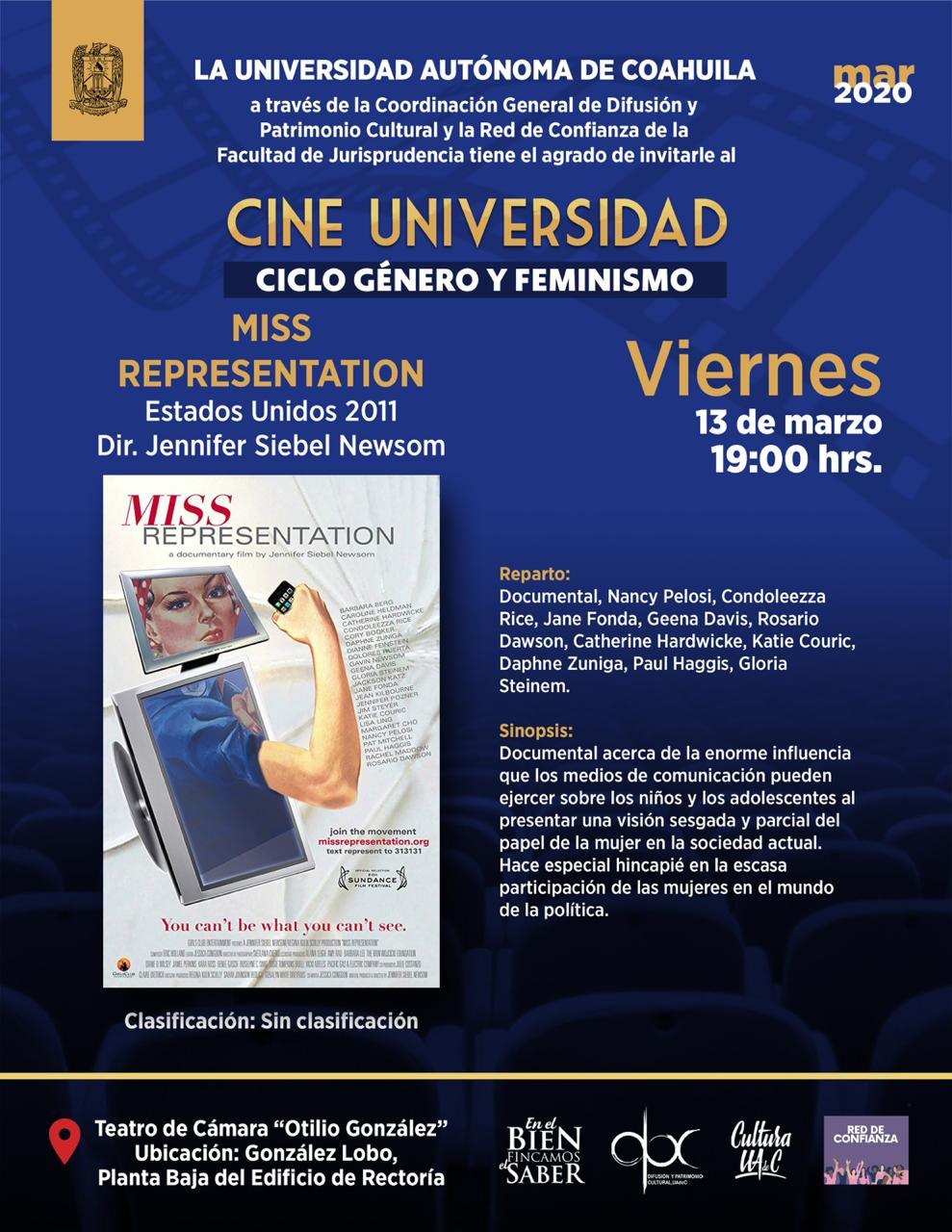 Cine Universidad Ciclo Género y Feminismo 2