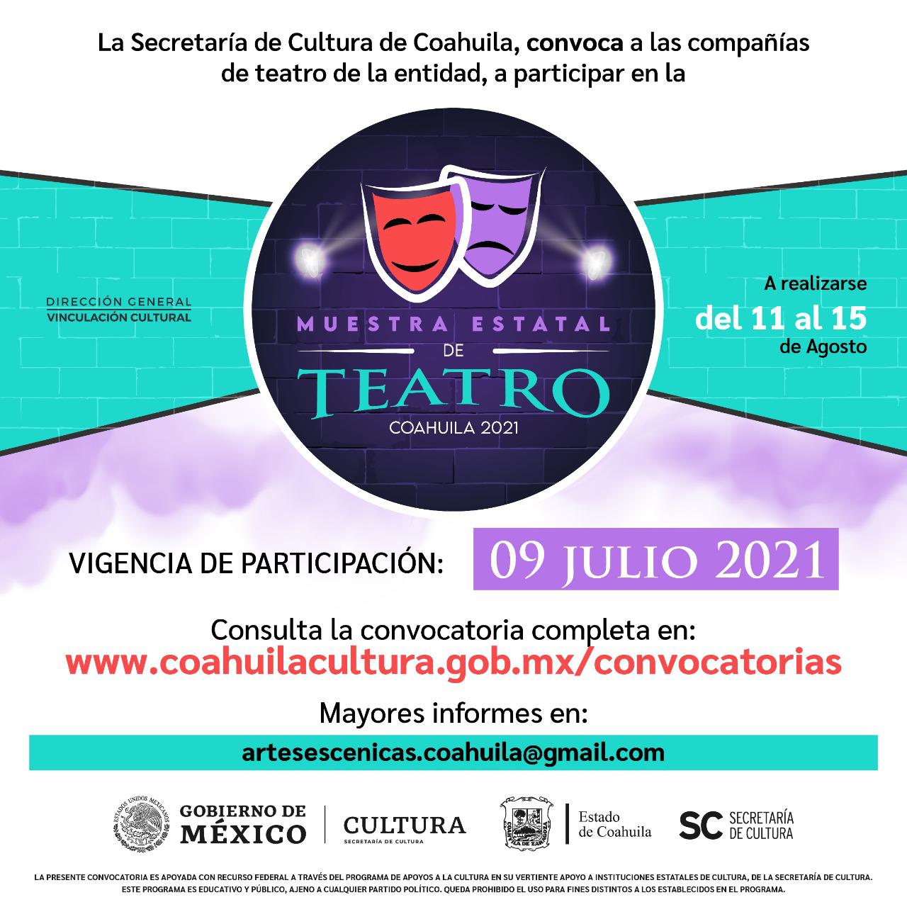 002 MANTIENE CULTURA COAHUILA ABIERTAS 4 CONVOCATORIAS