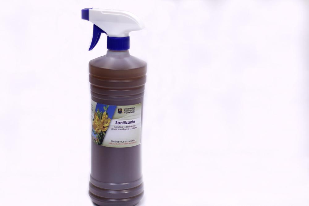 Sanitizante hecho con aceite de gobernadora 3
