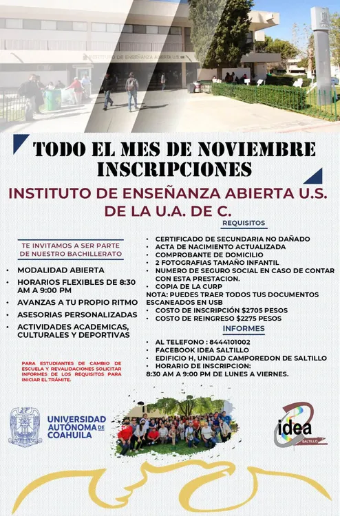Inscripciones IDEA 2024