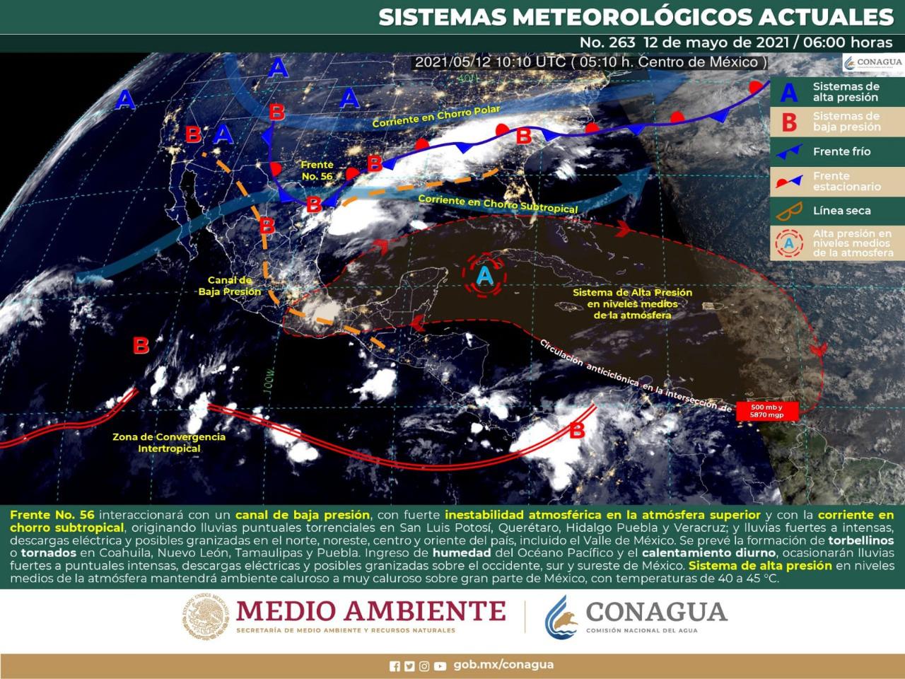 001 MANTIENE COAHUILA VIGILANCIA METEROL ÓGICA POR LLUVIAS Y FUERTES VIENTOS
