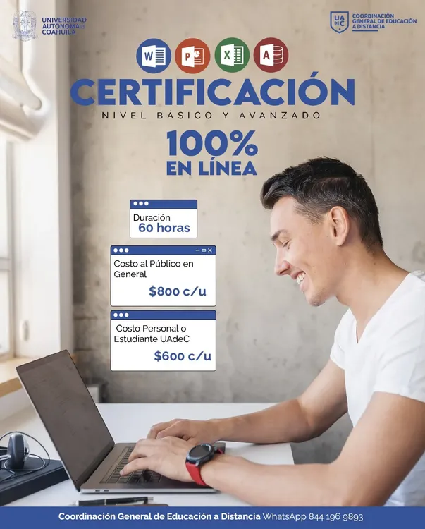 Invita UAdeC a Certificarse en Microsoft Office