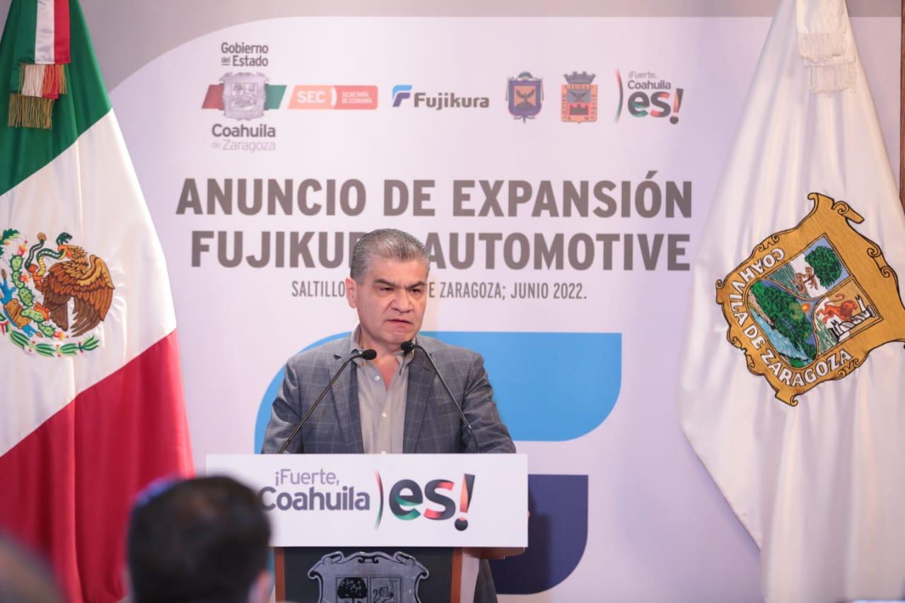 001 ANUNCIA MARS 4 MIL 257 NUEVOS EMPLEOS PARA PIEDRA S NEGRAS Y MU?ZQUIZ CON LA EXPANSIÓN DE FUJIKURA