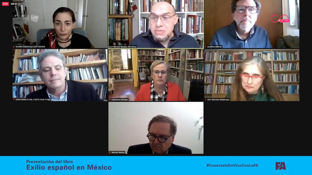 Presentación del Libro Exilio Español en México 1