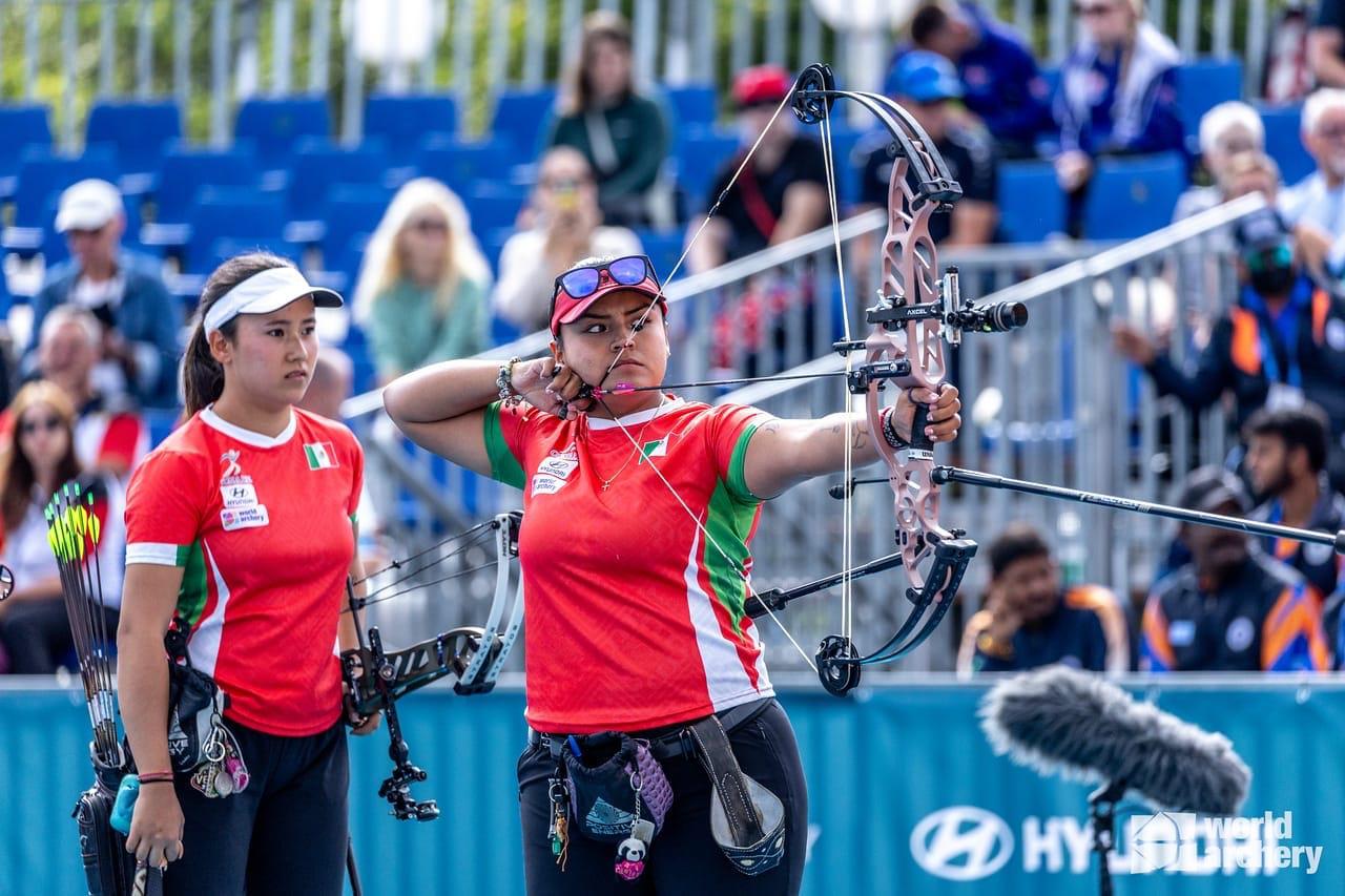 003 COAHUILENSES ÁNGELA RUIZ Y DAFNE QUINTERO CONSIGUEN MEDALLA EN EL CAMPEONATO MUNDIAL DE TIRO CON ARCO