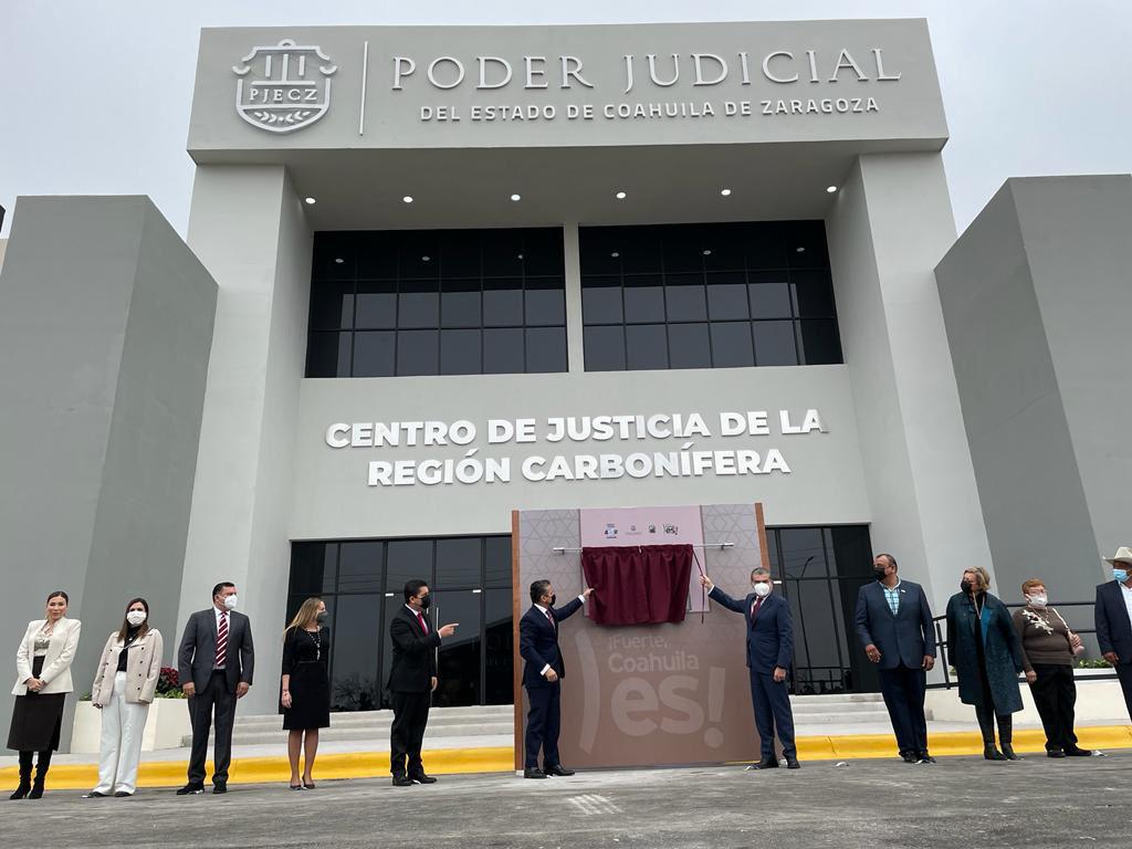 001 INAUGURA MARS CENTRO DE JUSTICIA CIVIL Y FAMILIAR DE LA REGIÓN CARBONÍFERA