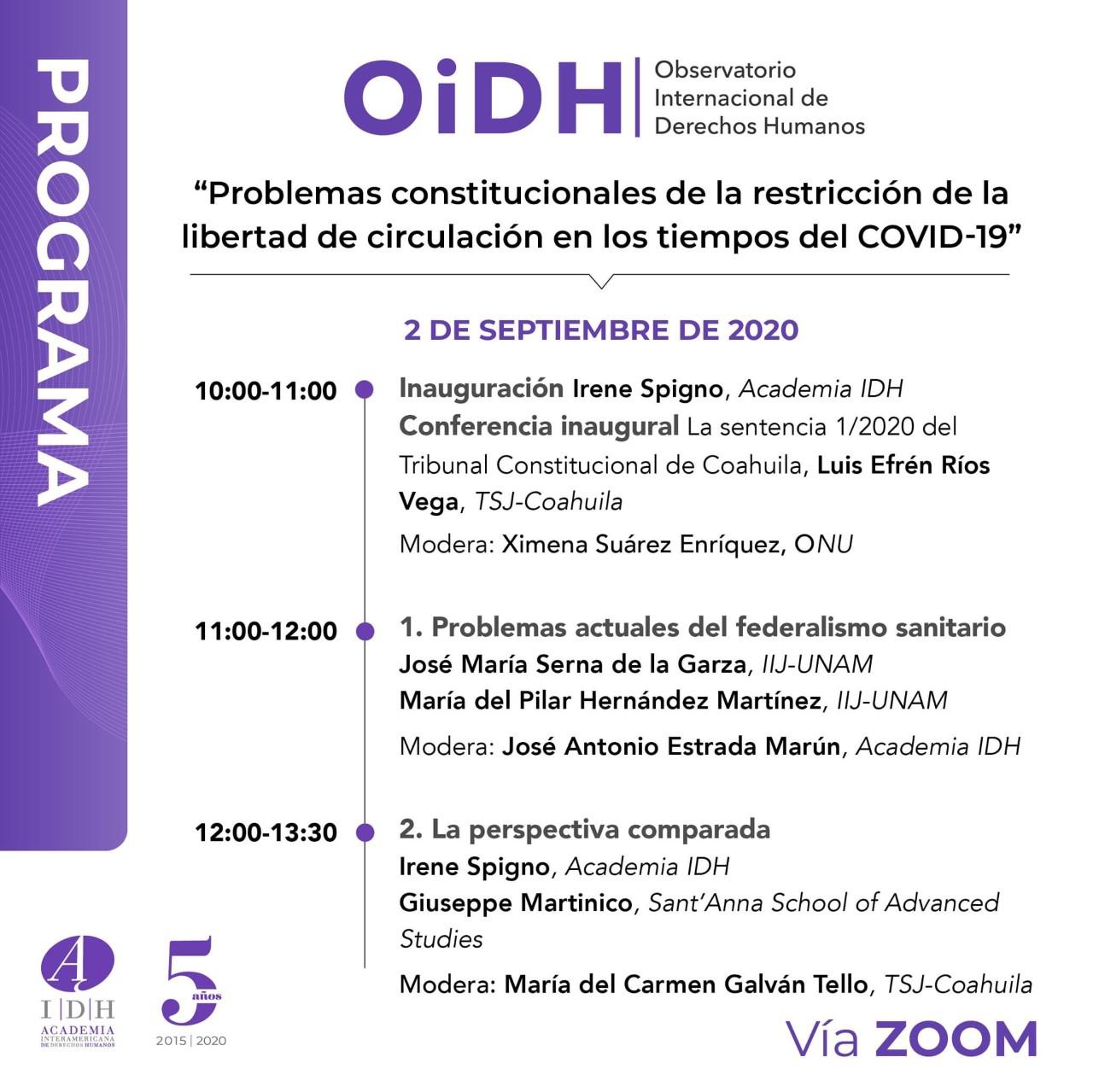 Invita UAdeC y AIDH al Observatorio Intern acional de Derechos Humanos En Liěnea 2