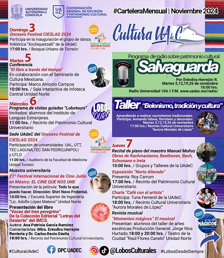 Cartelera Cultural Noviembre _1