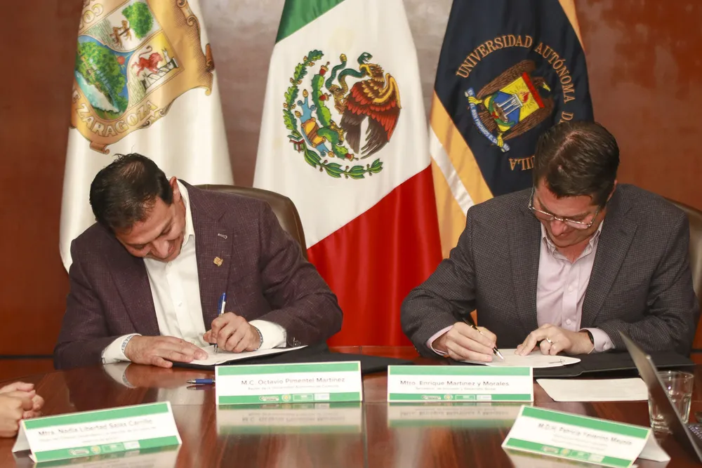 Firma de Convenio  UAdeC y la SIDS-5