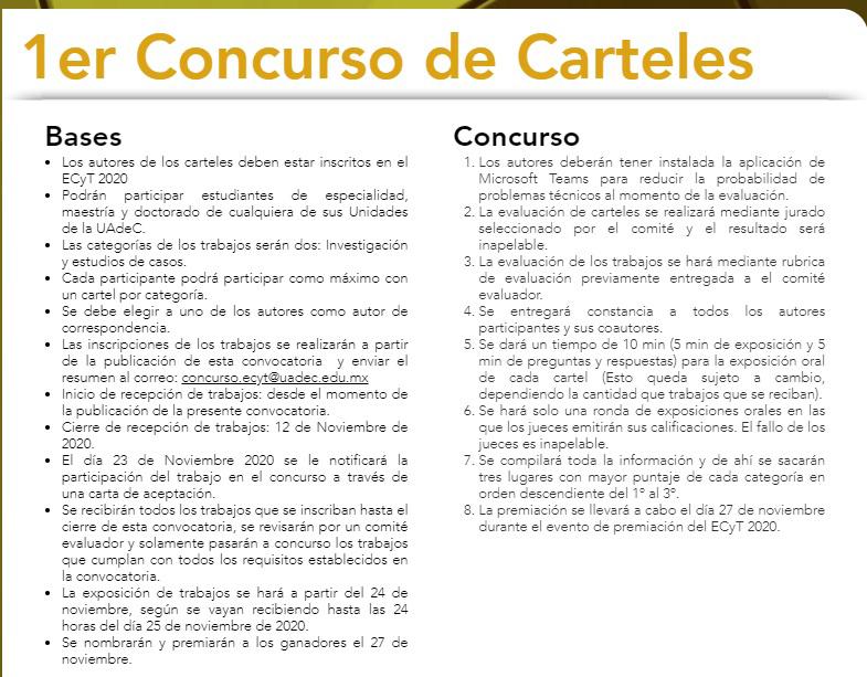 Convoca UAdeC a Estudiantes de Posgrado a Participar en el Primer Encuentro Científico Estudiantil 2
