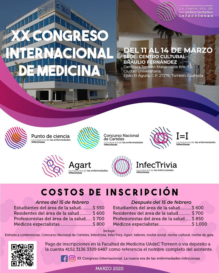 Convoca UAdeC al XX Congreso Internacional de Medicina 1