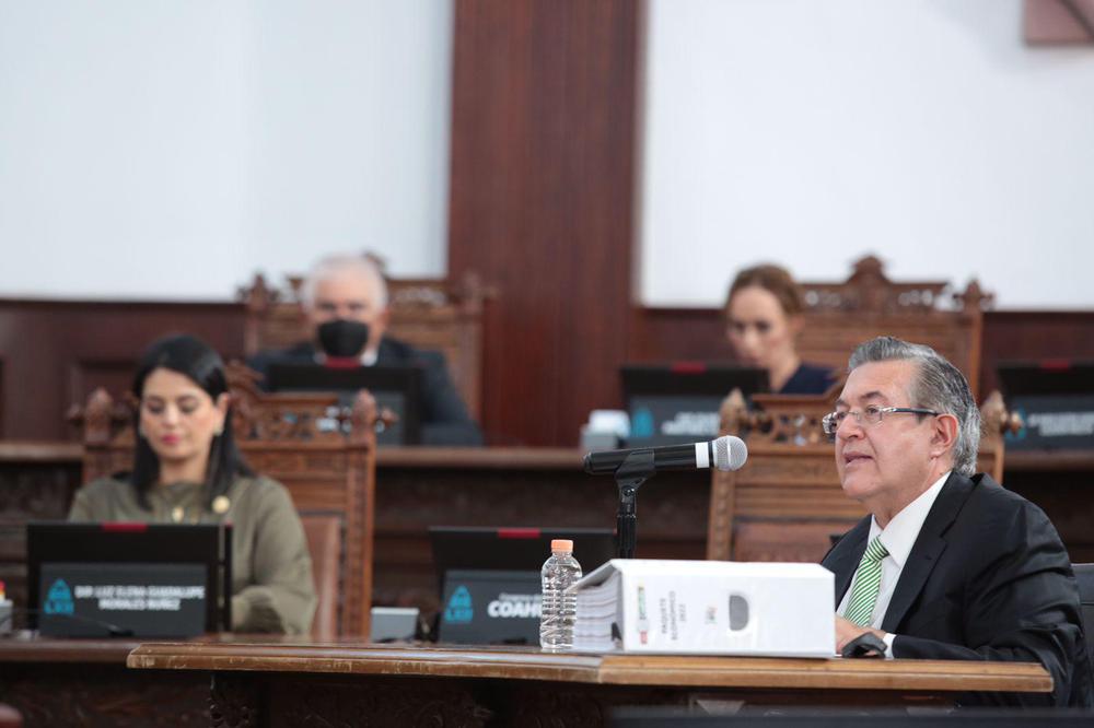 003 PRESENTA FINANZAS COAHUIL A PAQUETE ECONÓMICO 2022