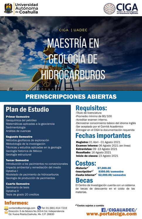 Maestría en Geología