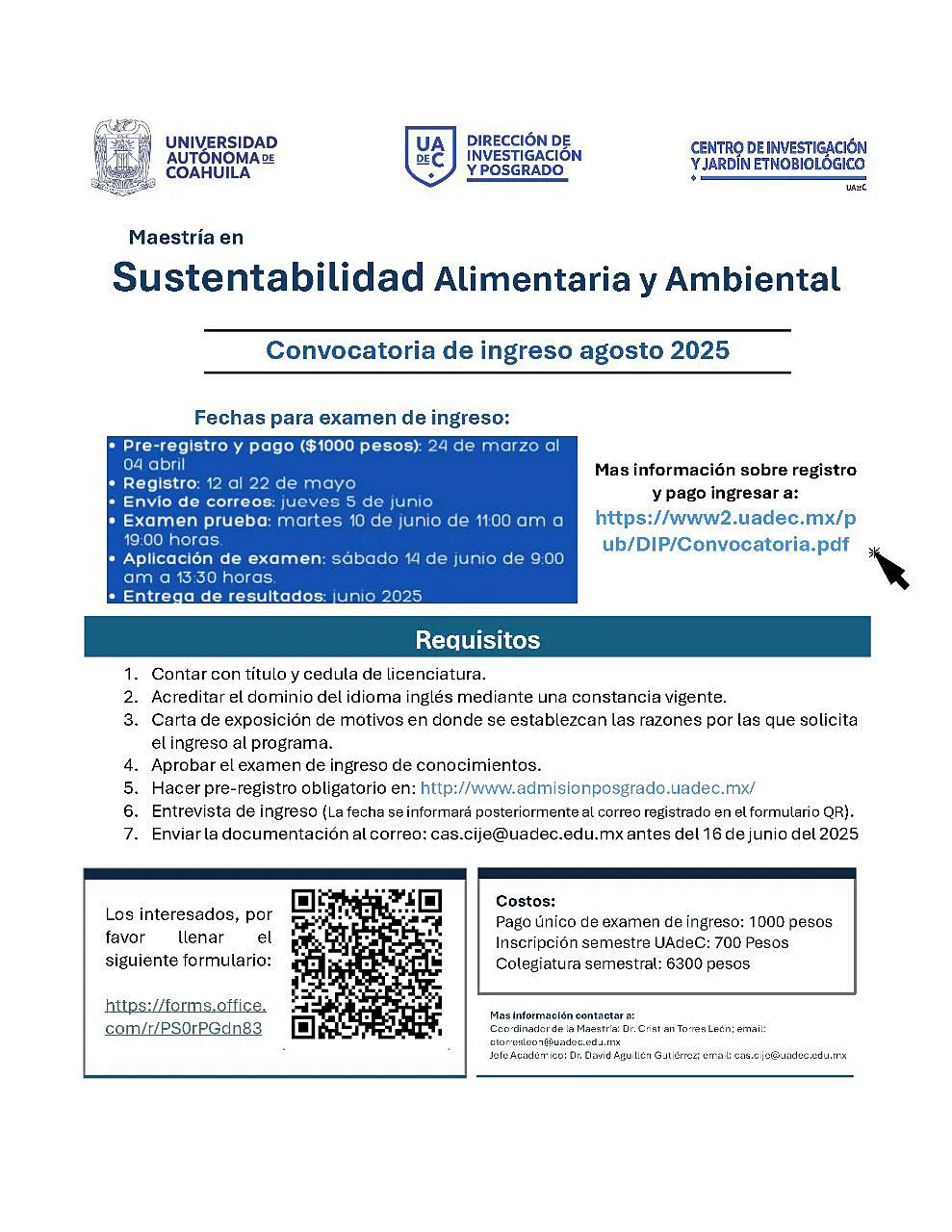 Maestria Sustentabilidad