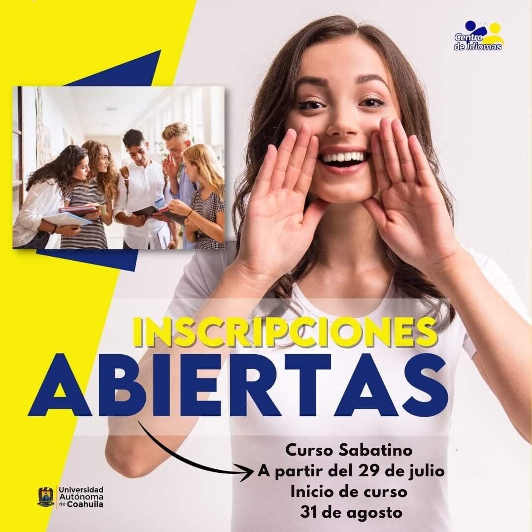 Cursos Sabatinos Centro de Idiomas UT 1