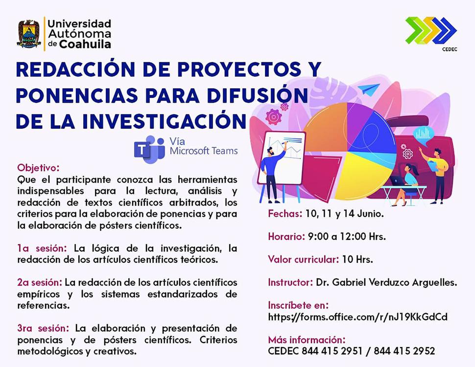 Ofrece UAdeC Talleres y Diplomados para Do centes, Alumnos y Público en General 3