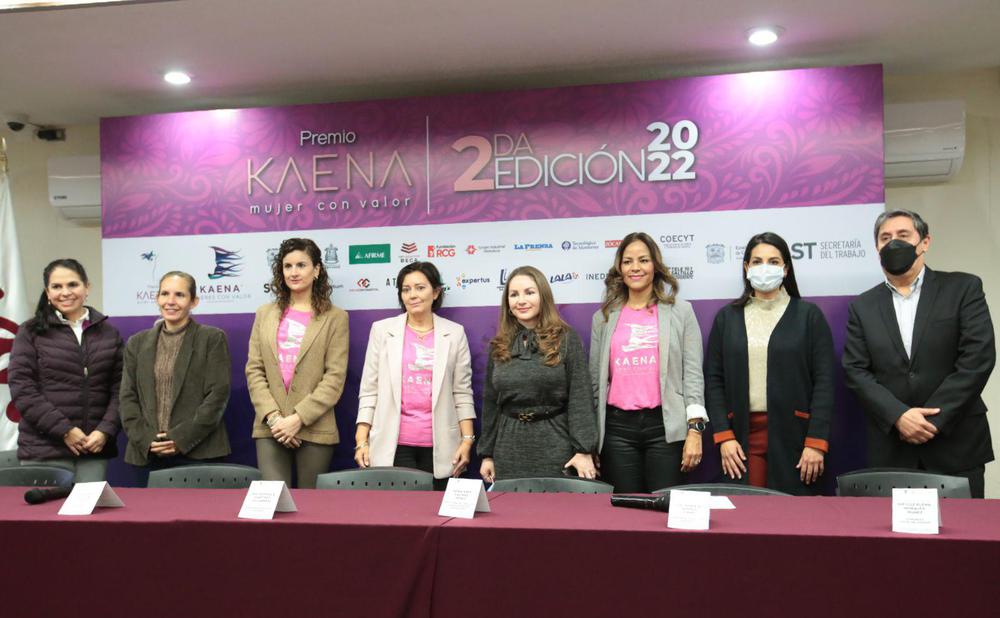 006 PRESENTAN EN COAHUILA LA CONVOCATORIA - ‘PREMIO KAENA MUJER CON VALOR 2022’