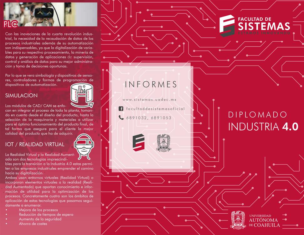 Diplomado Industria 4.0 Facultad de sistemas 1