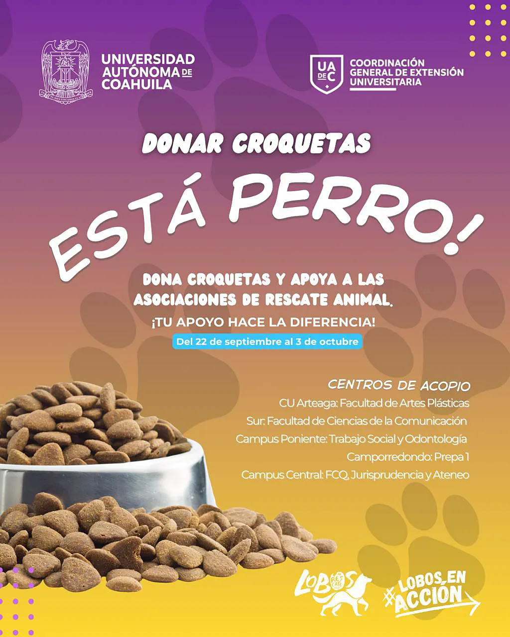 Campaña Donar Croquetas