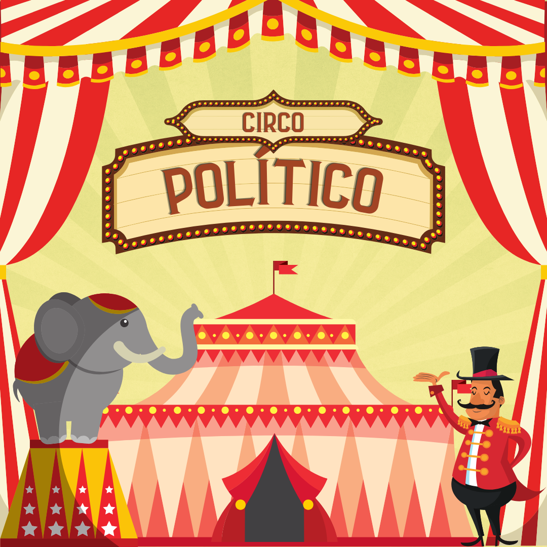Red and Orange Retro Illustrative World Circus Day Instagram Post