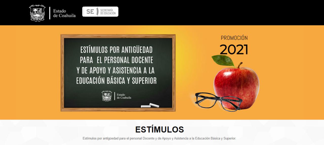 001 CONVOCA COAHUILA A TRABAJADORES DE LA EDUCACIÓN A PRESEAS Y ESTÍMULOS