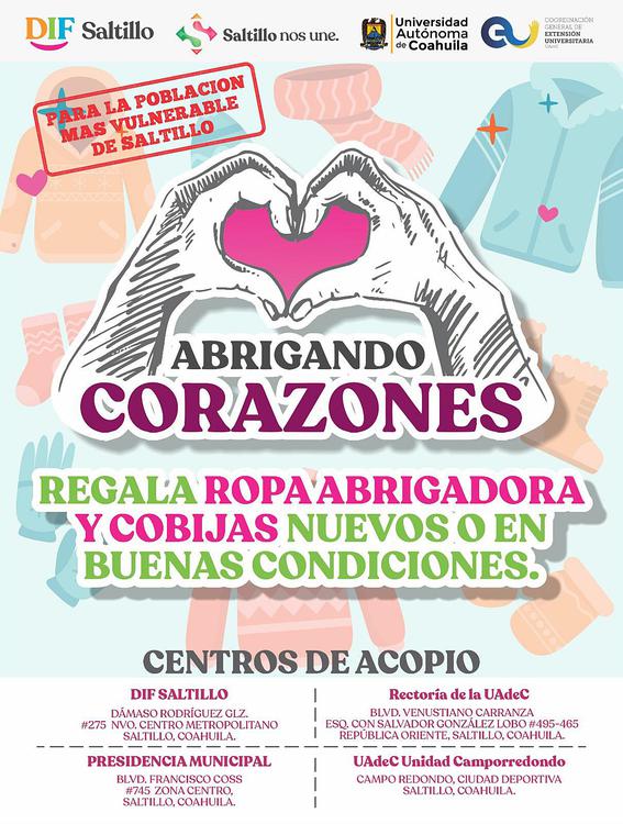 Convoca UAdeC a Sumarse a la Ca mpaña Abrigando Corazonez _1