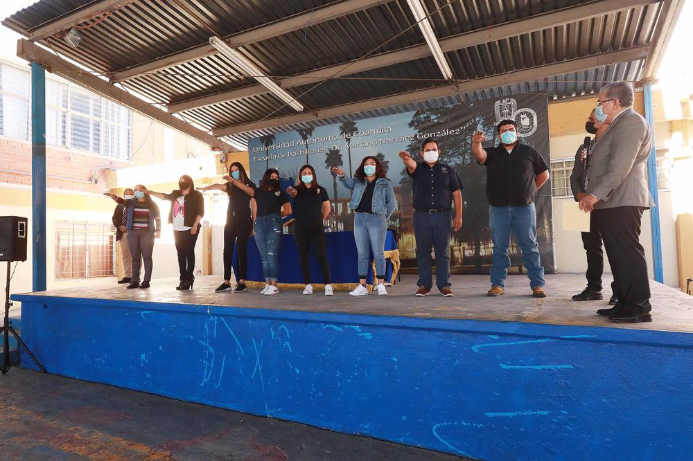 Toma de Protesta de Consejeros Directivos y Universitarios de la Escuela de Bachilleres Mariano Narváez 4