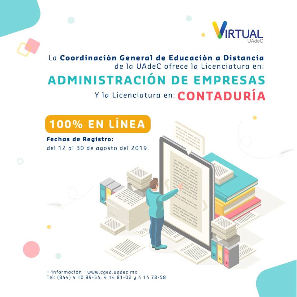 Cursa en Linea Las Licenciaturas en Administracion de Empresas y en Contaduria 1