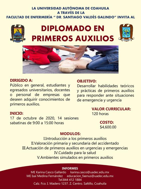 Diplomado en primeros Auxilios 2