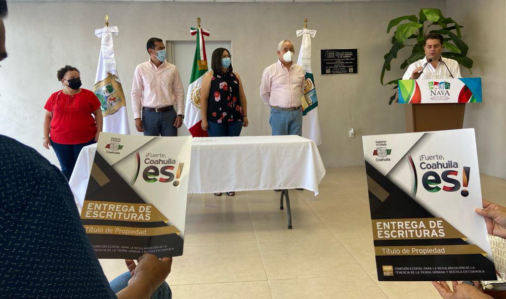 005 COAHUILA TIENE UNA META DE ENTREGA DE 3 MIL ESCRITURAS	A FAMILIAS EN 2021