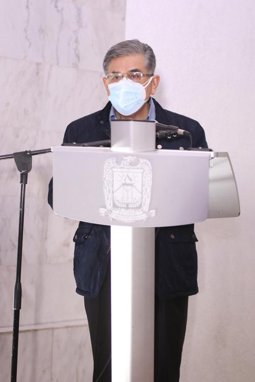 Rueda de Prensa con la Comision Elec toral del Consejo Universitario, para dar a conocer el resultado del Pro ceso de las Elecciones a Rector 5