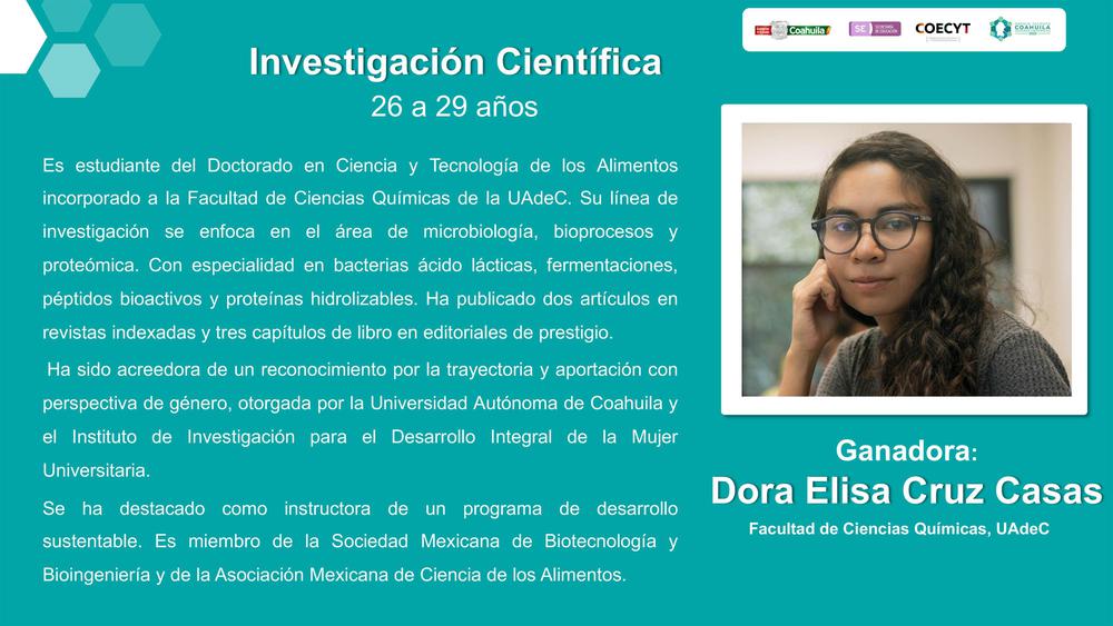Premio Talento Coahuila Jov enes Científicos 2023 2