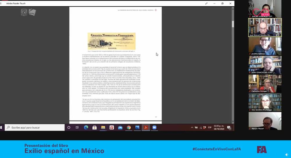 Presentación del Libro Exilio Español en México 3