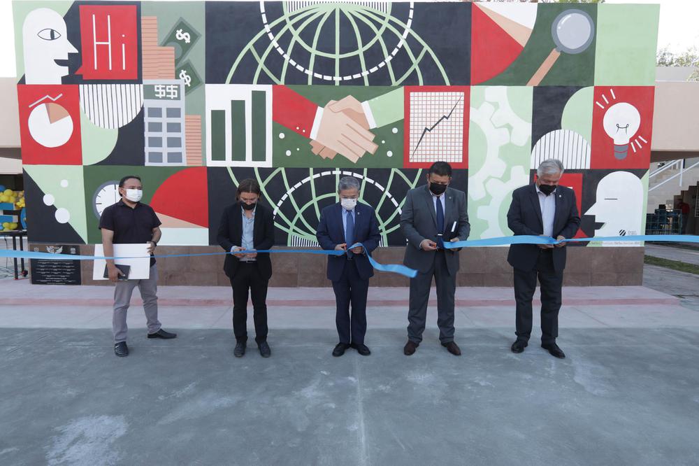 Inauguración Mural en la FCA Unidad Norte 2