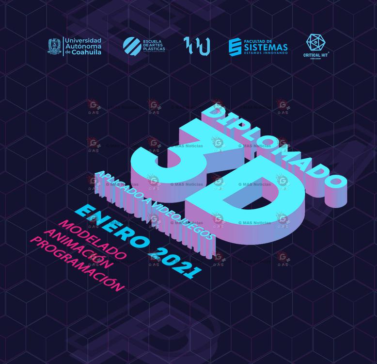 Invita UAdeC al Diplomado Virtual 3D Aplicado a Videojuegos-1