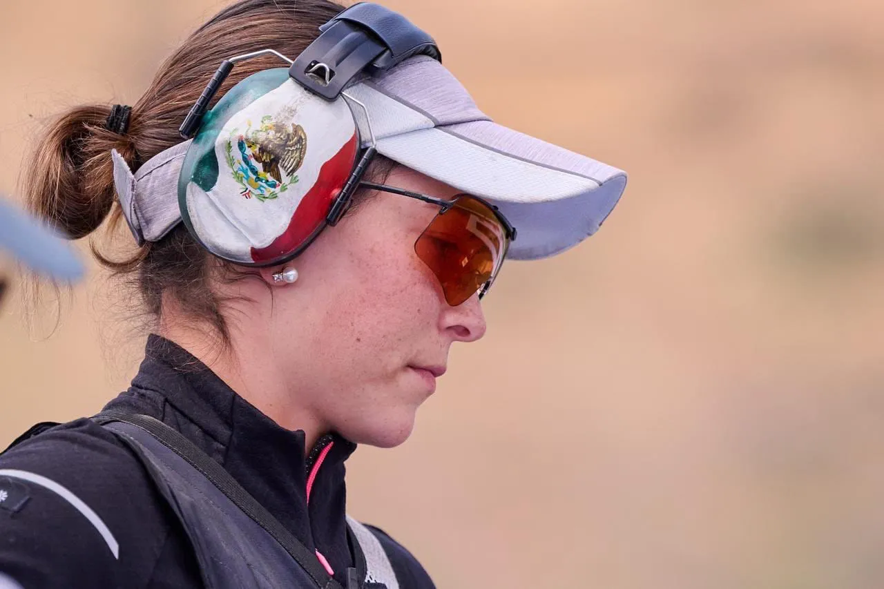 001 SE ACERCA GABRIELA RODRI?GUEZ A LA FI NAL DEL SKEET FEMENIL EN PARÍS 2024