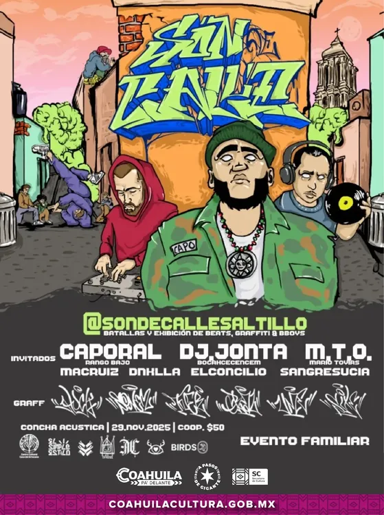 002 ?SON DE CALLE? ACTI VA EL ESPACIO PUBLICO C ON CULTURA URBANA EN LA CASA DEL ARTESANO