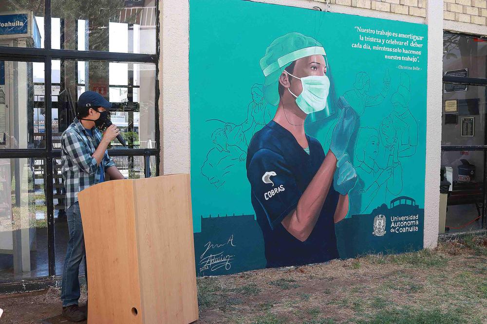 Develacion de Mural de la F acultad de Enfermería 5