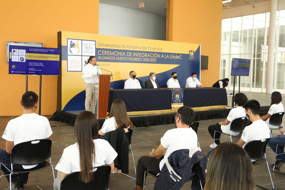 Ceremonia de Integracion a la UAdeC Al umnos de Nuevo Ingreso 2020-2021 1